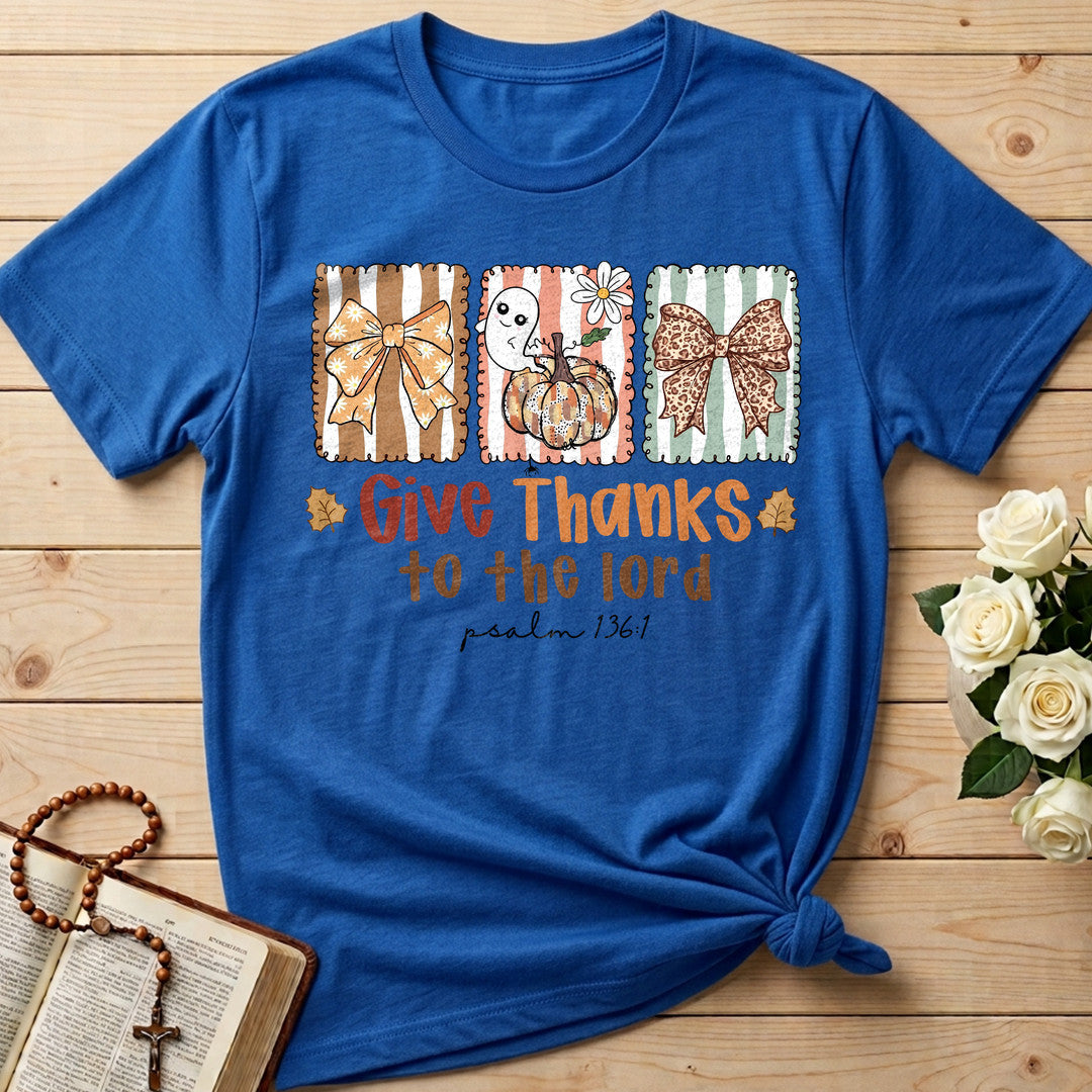 Give Thanks To The Lord Psalm 136.1 11