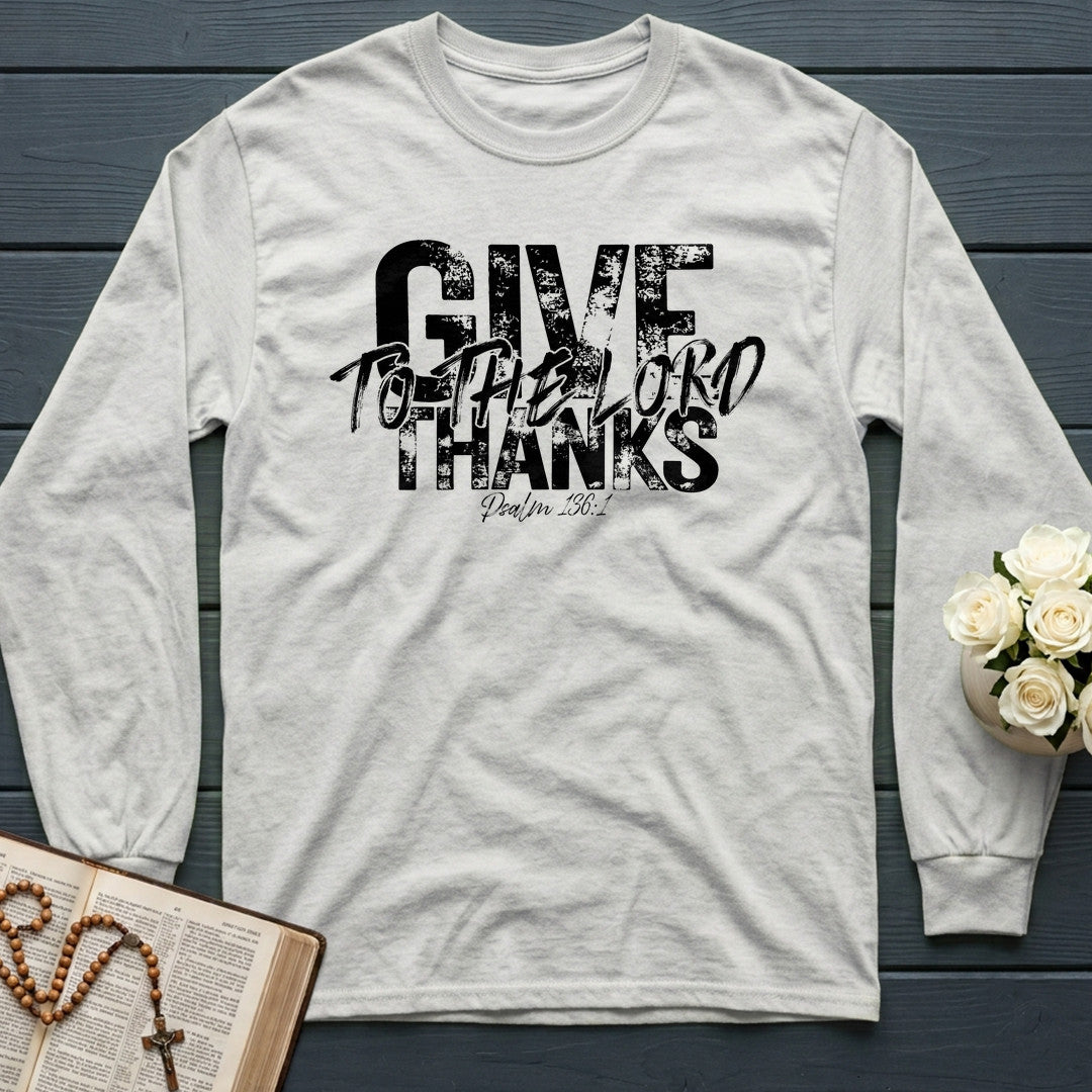 Give Thanks To The Lord Psalm 136.1 12