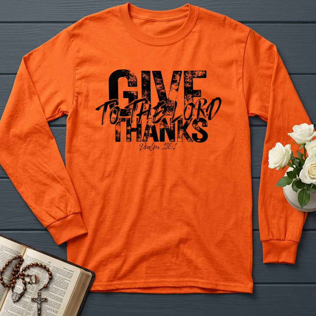 Give Thanks To The Lord Psalm 136.1 12