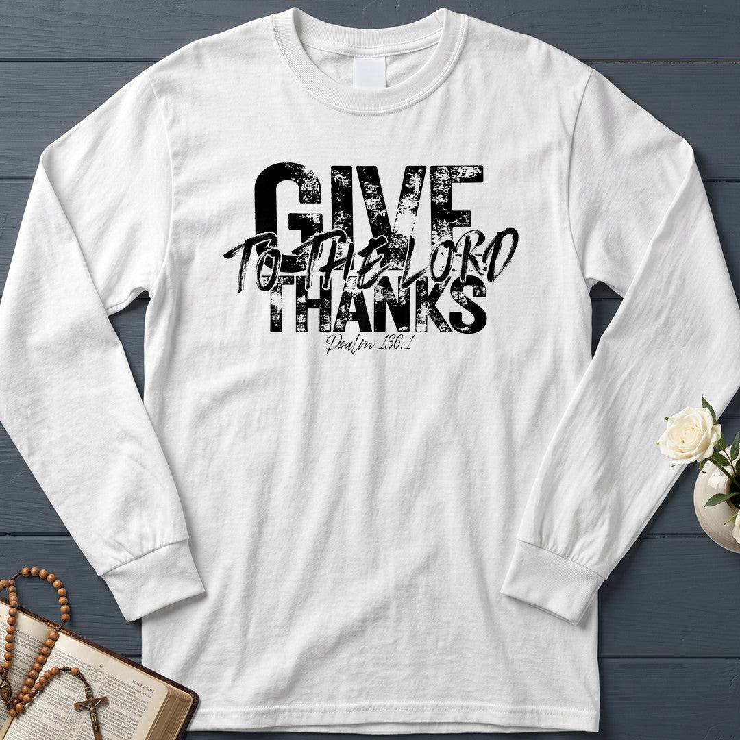 Give Thanks To The Lord Psalm 136.1 12