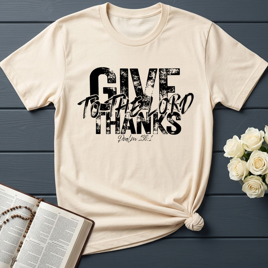 Give Thanks To The Lord Psalm 136.1 12