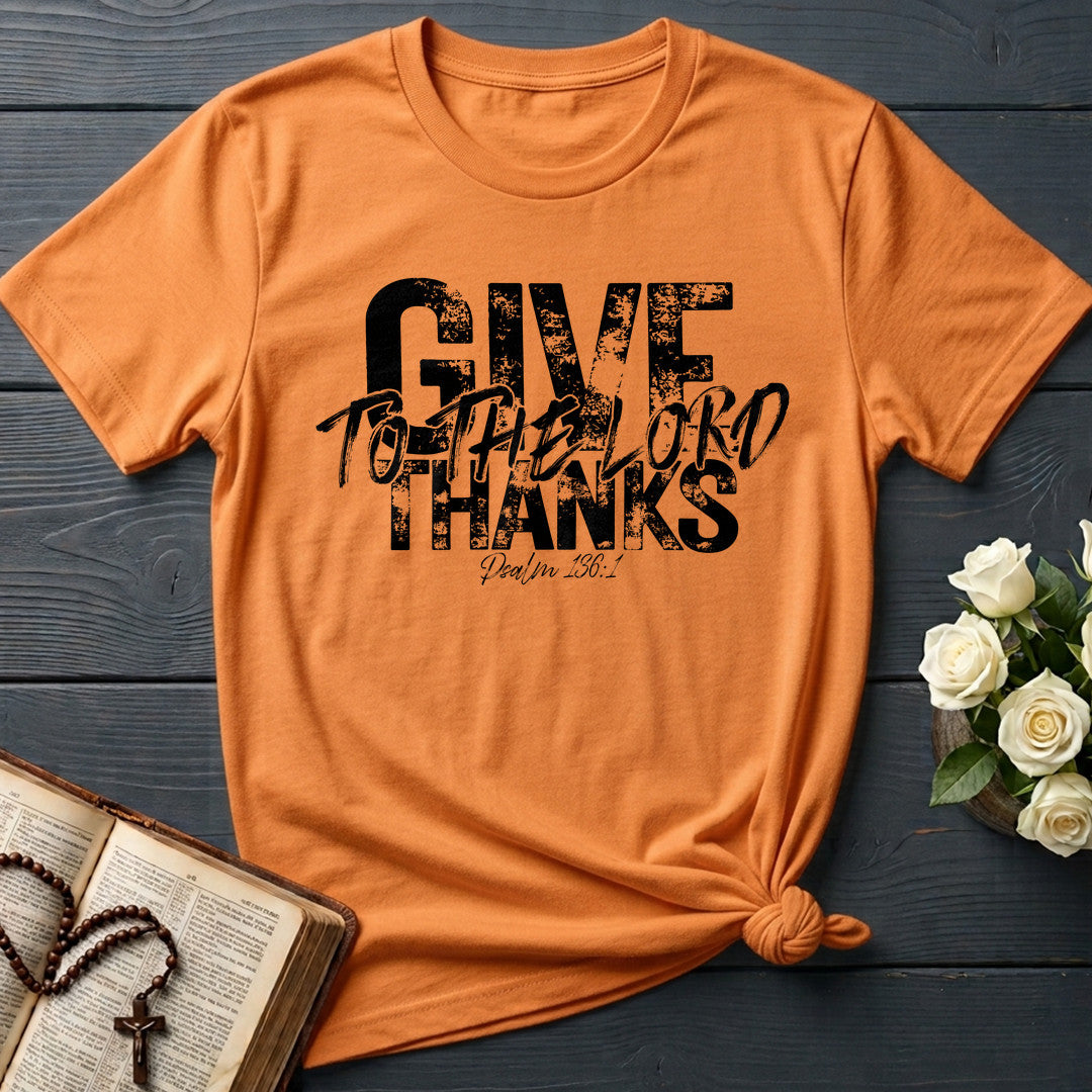 Give Thanks To The Lord Psalm 136.1 12