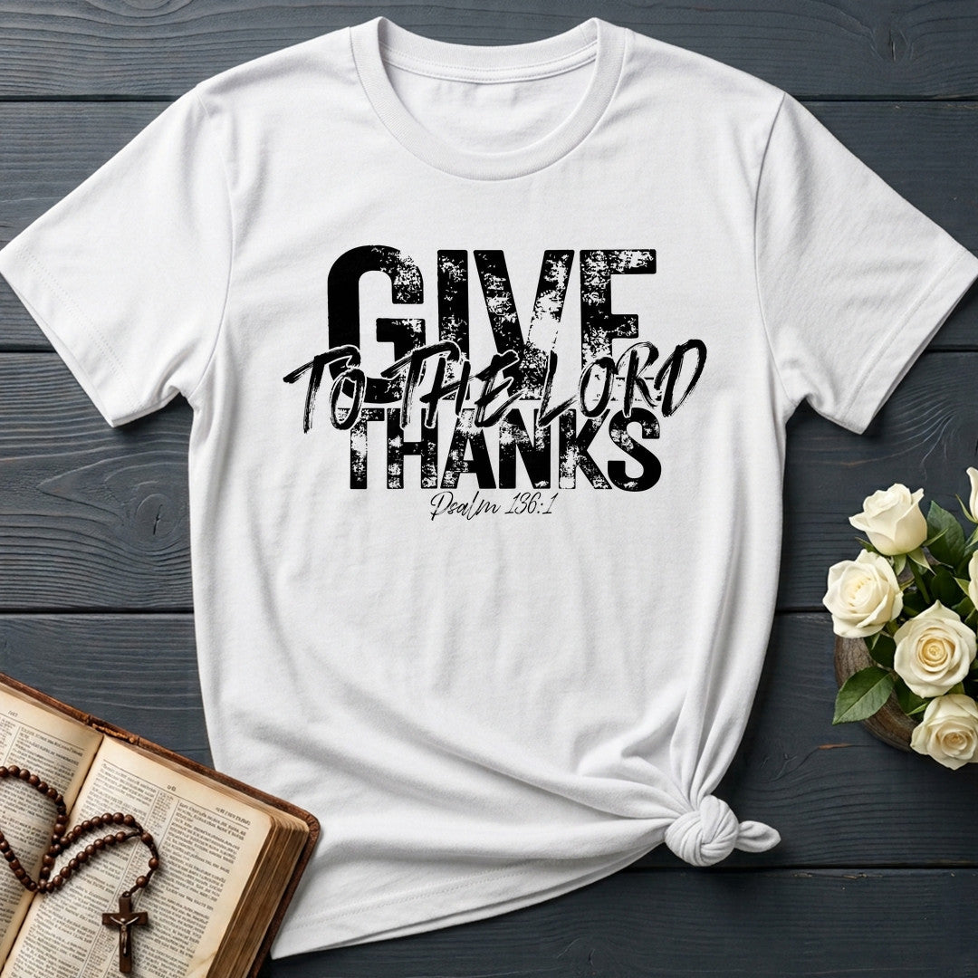 Give Thanks To The Lord Psalm 136.1 12