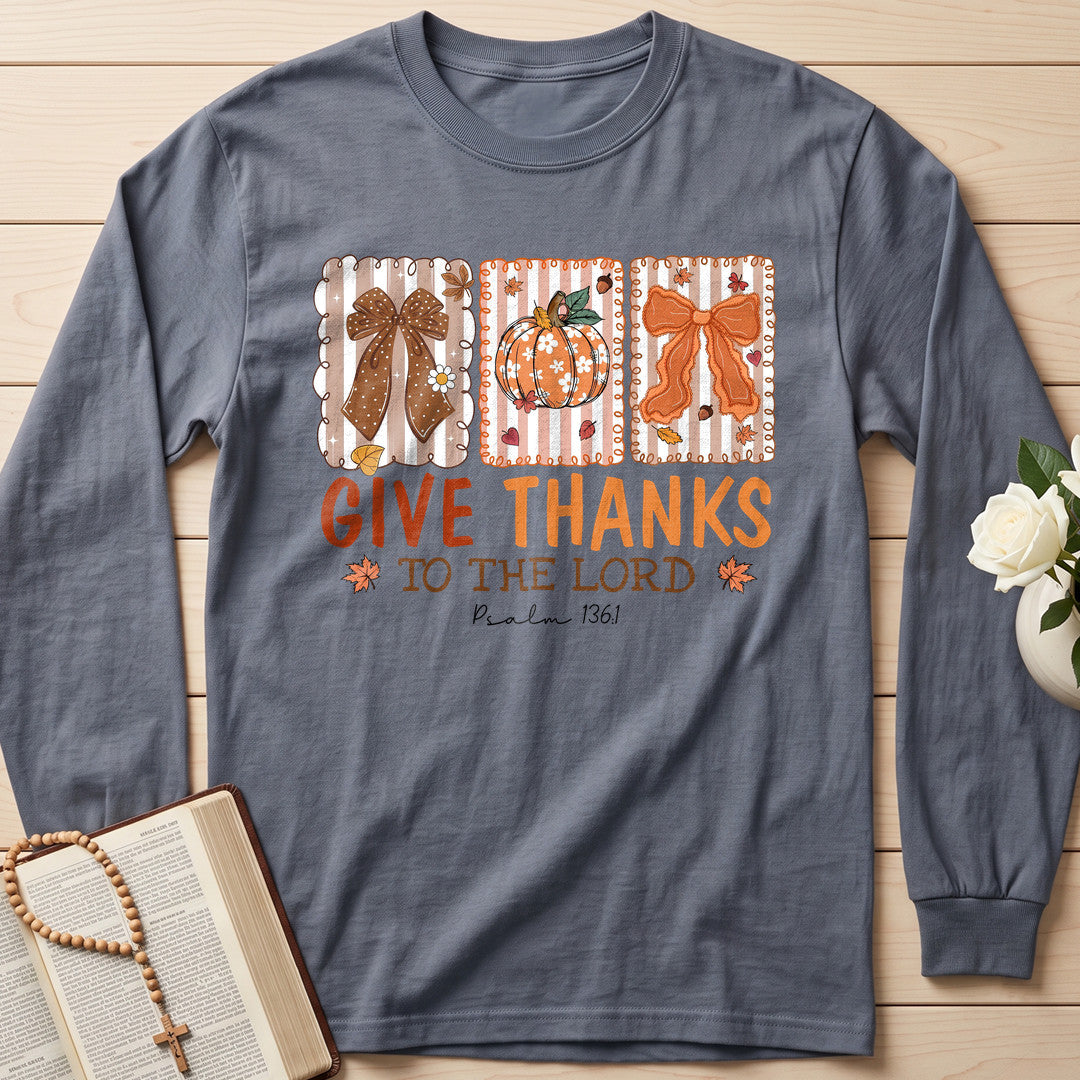 Give Thanks To The Lord Psalm 136.1 14