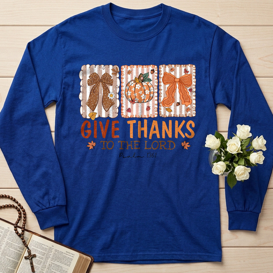 Give Thanks To The Lord Psalm 136.1 14