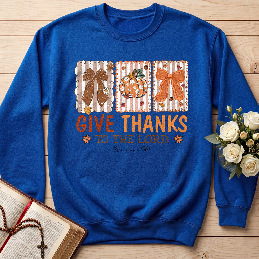 Give Thanks To The Lord Psalm 136.1 14