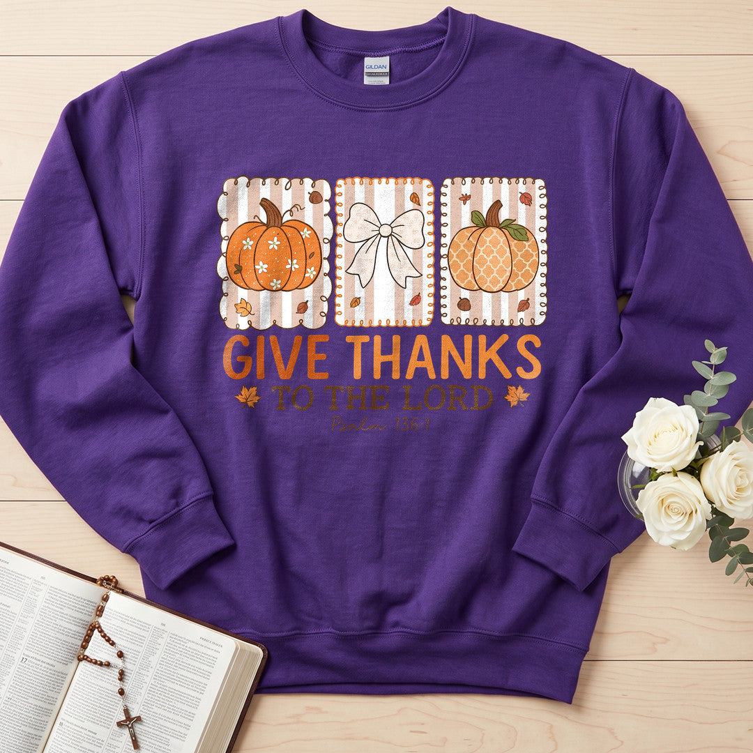 Give Thanks To The Lord Psalm 136.1 15