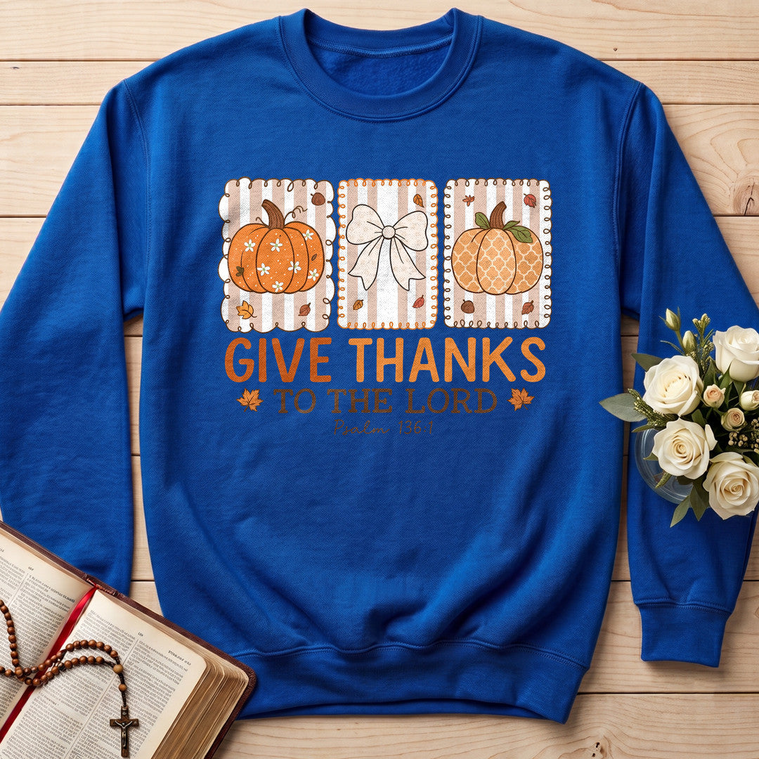 Give Thanks To The Lord Psalm 136.1 15