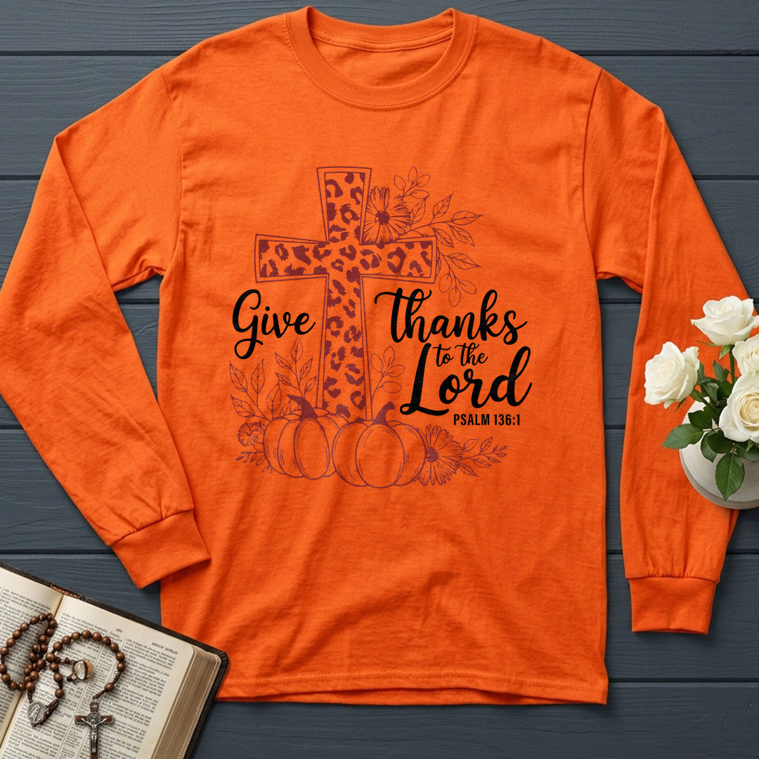 Give Thanks To The Lord Psalm 136.1 19