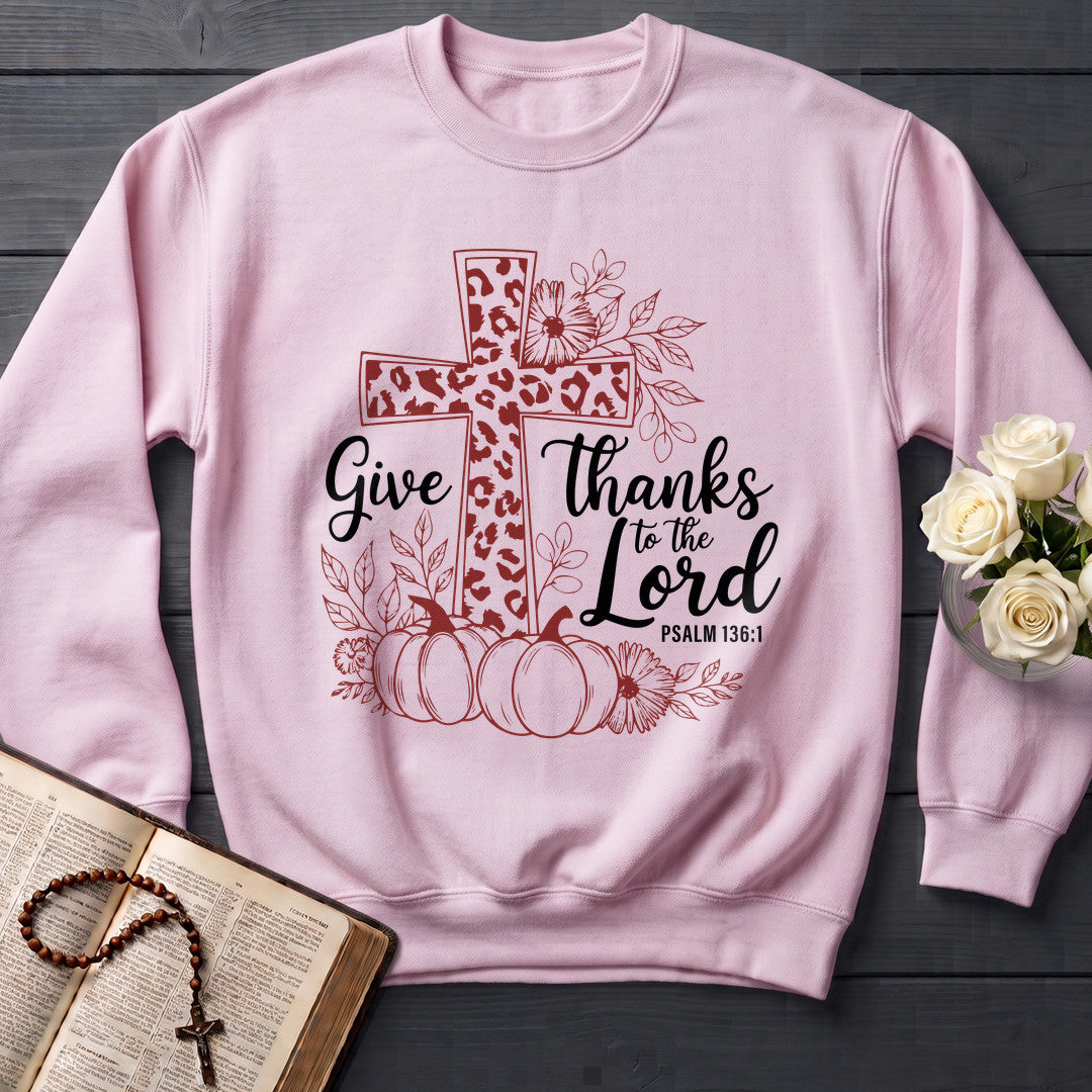Give Thanks To The Lord Psalm 136.1 19