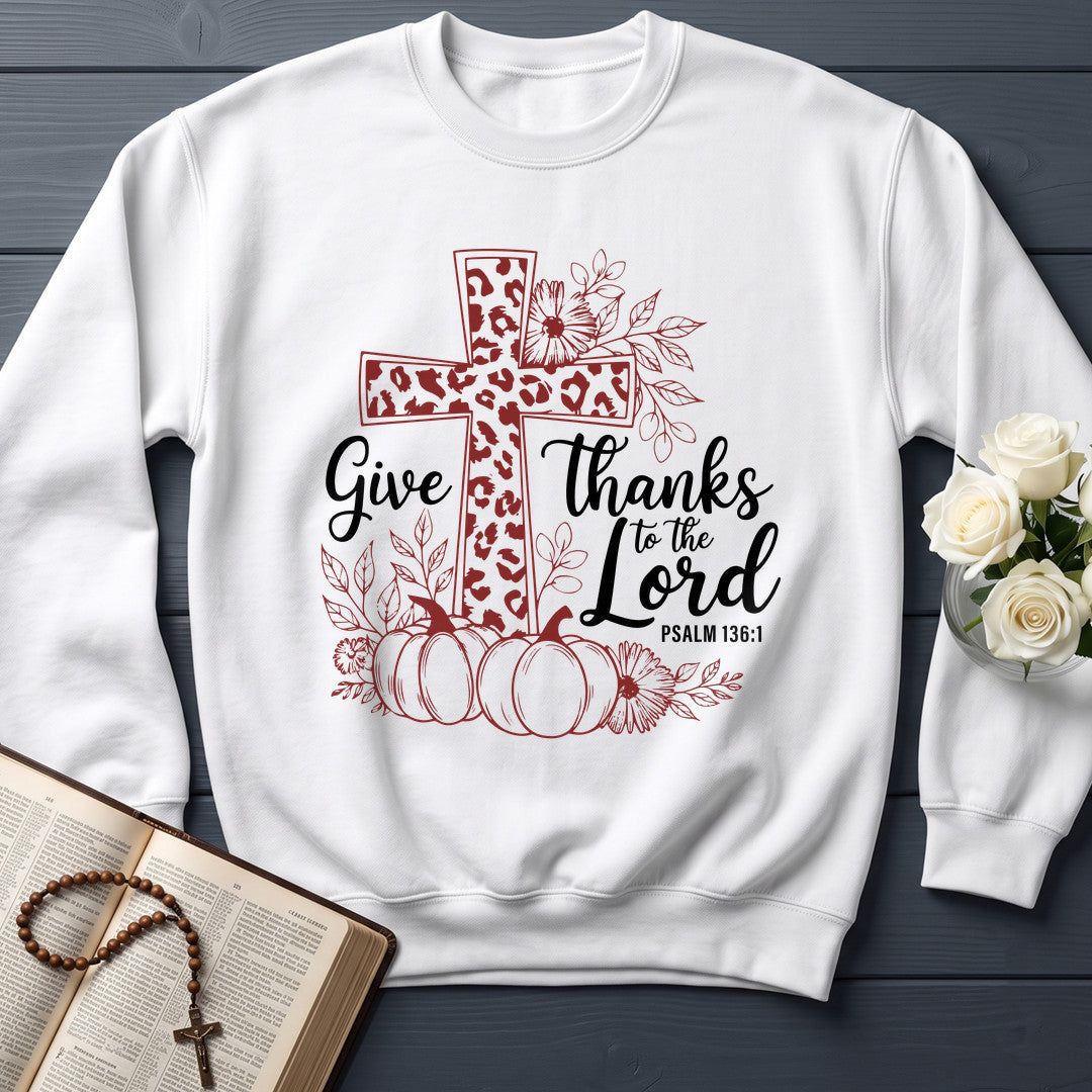 Give Thanks To The Lord Psalm 136.1 19