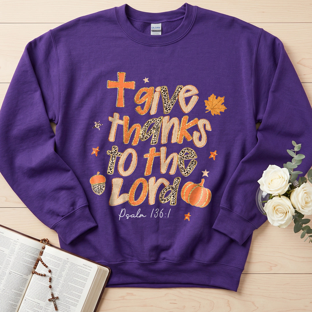 Give Thanks To The Lord Psalm 136.1 20