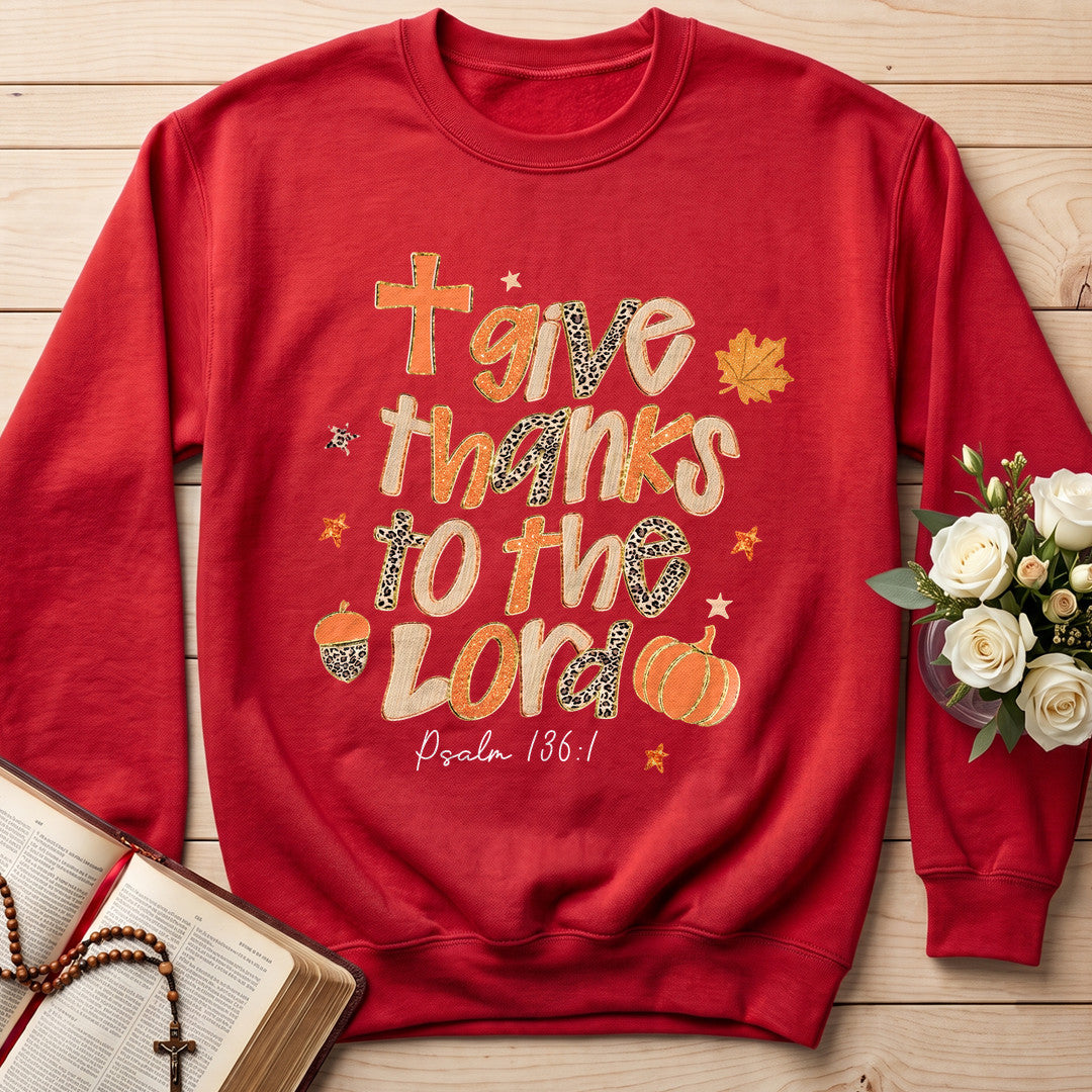 Give Thanks To The Lord Psalm 136.1 20