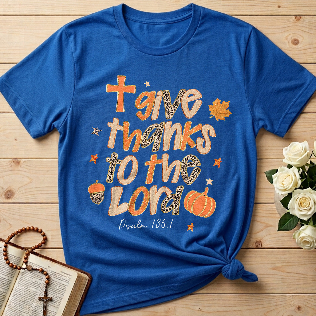 Give Thanks To The Lord Psalm 136.1 20