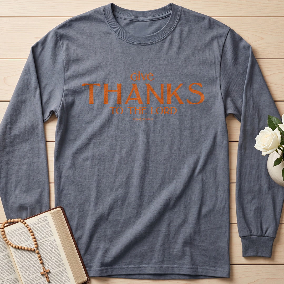 Give Thanks To The Lord Psalm 136.1 21
