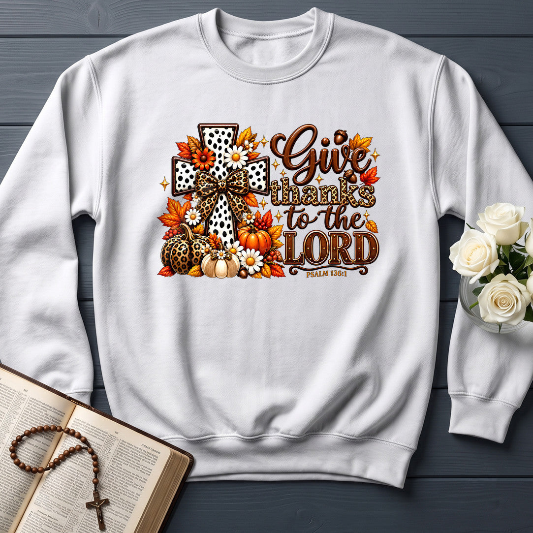 Give Thanks To The Lord Psalm 136.1 26