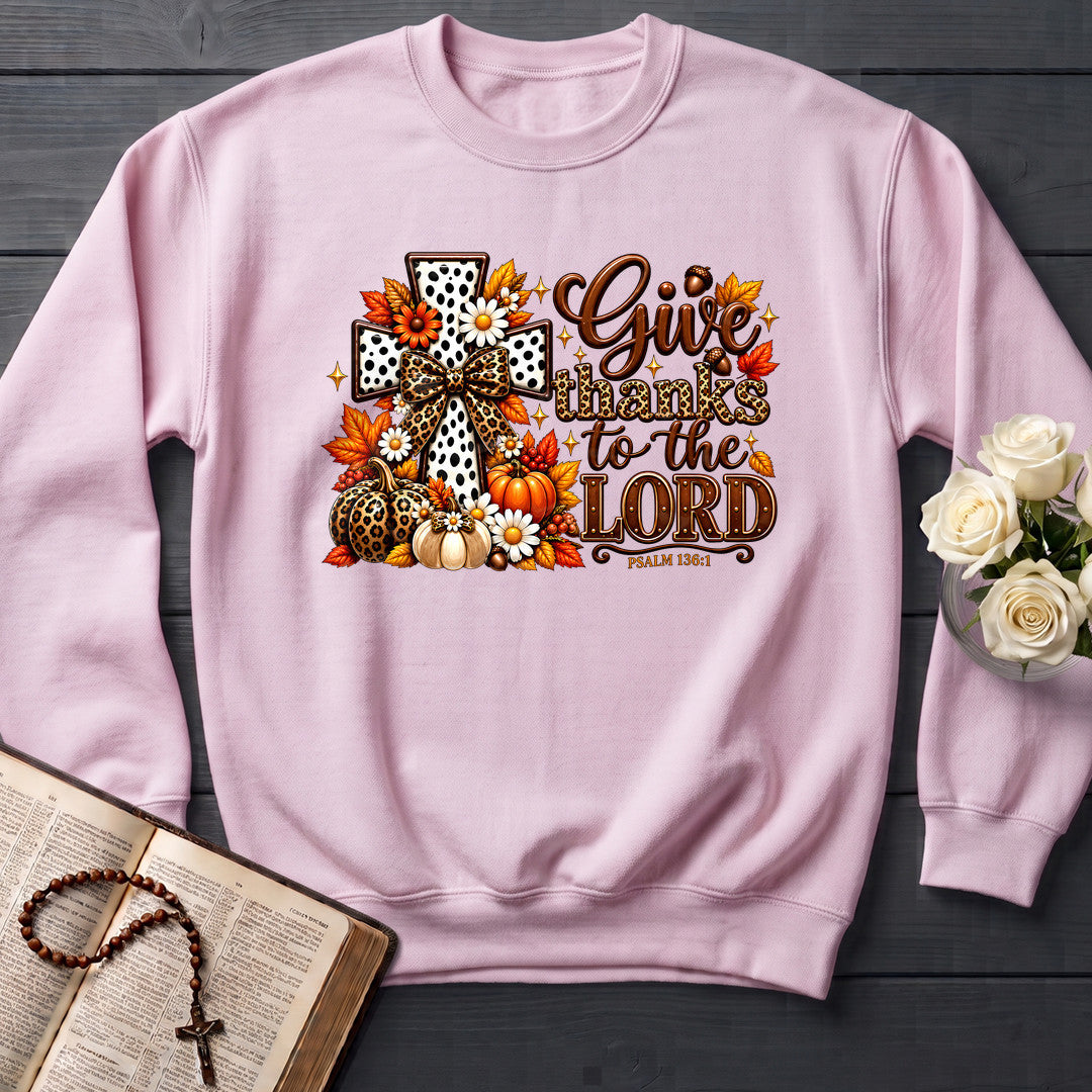 Give Thanks To The Lord Psalm 136.1 26