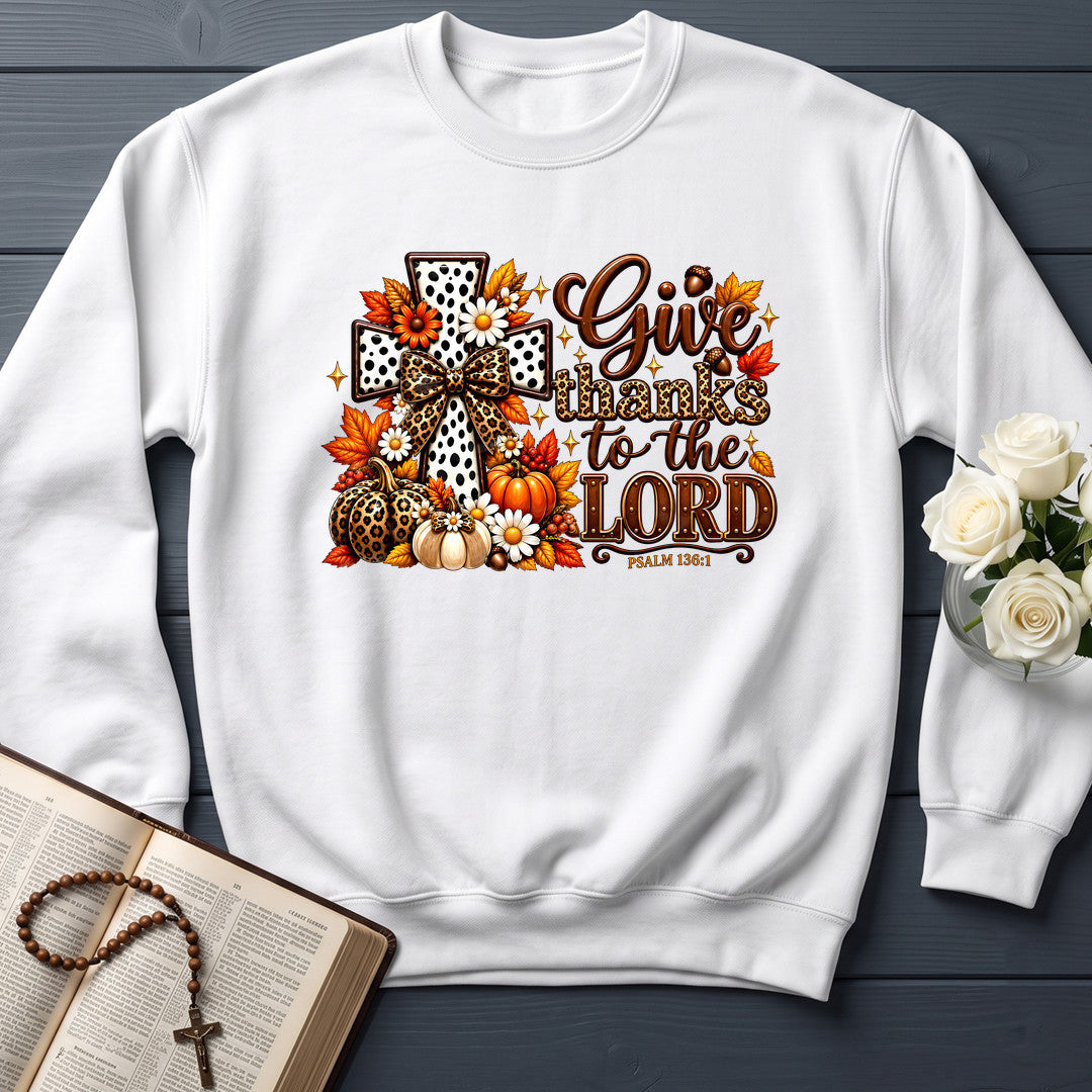 Give Thanks To The Lord Psalm 136.1 26