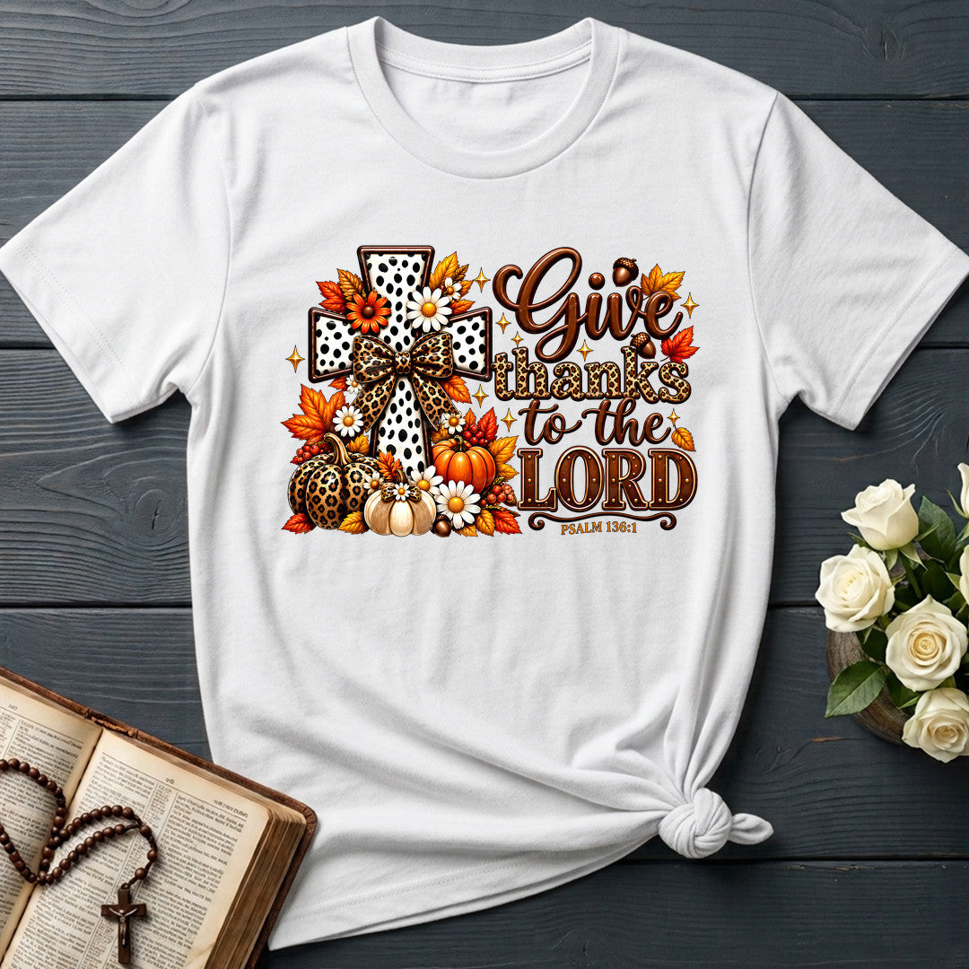 Give Thanks To The Lord Psalm 136.1 26