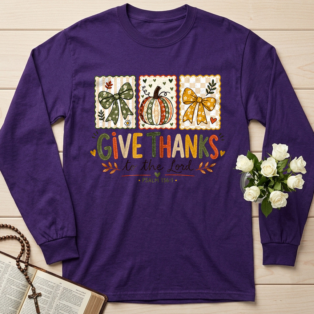 Give Thanks To The Lord Psalm 136.1 27
