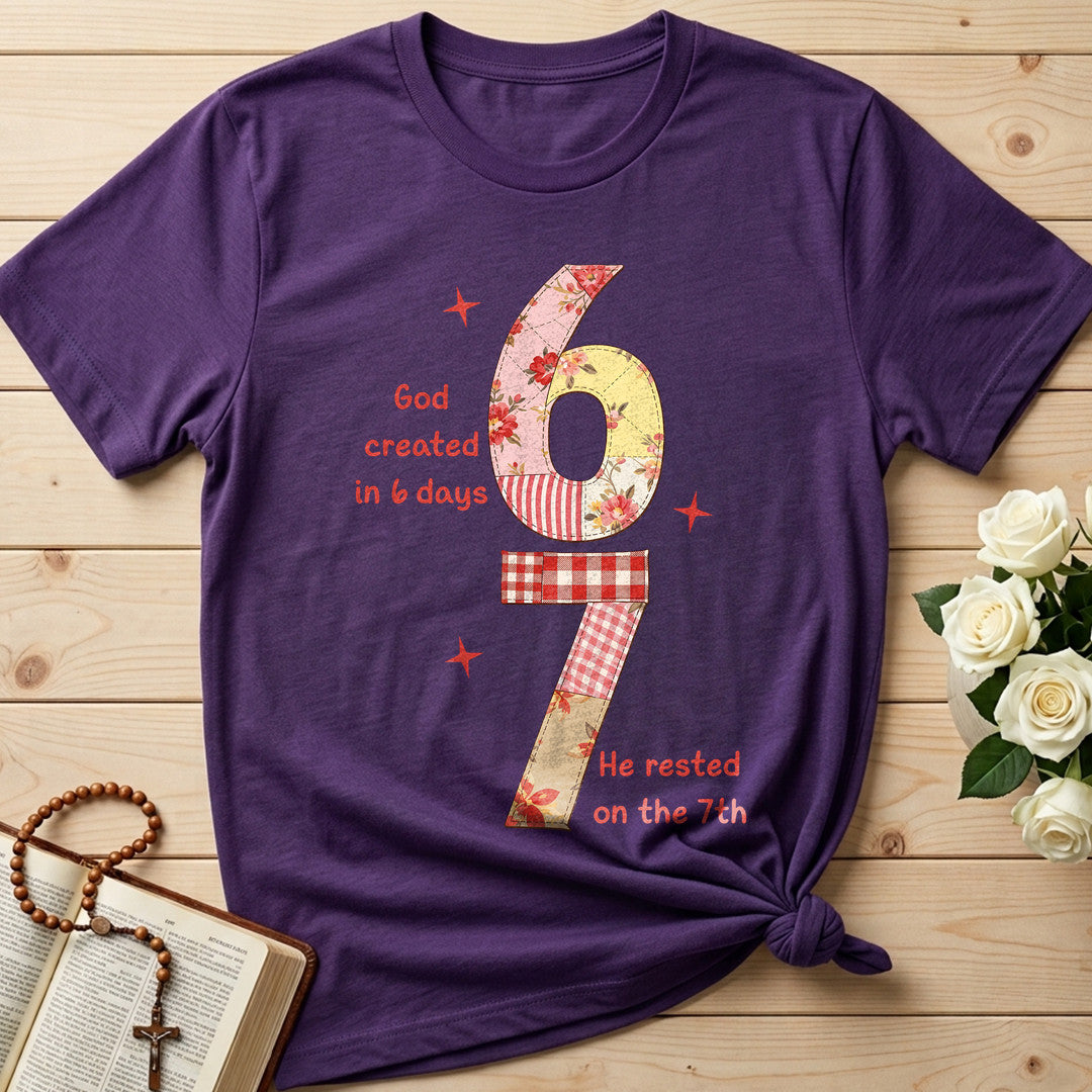 God Created In 6 Days He Rested On The 7th 01