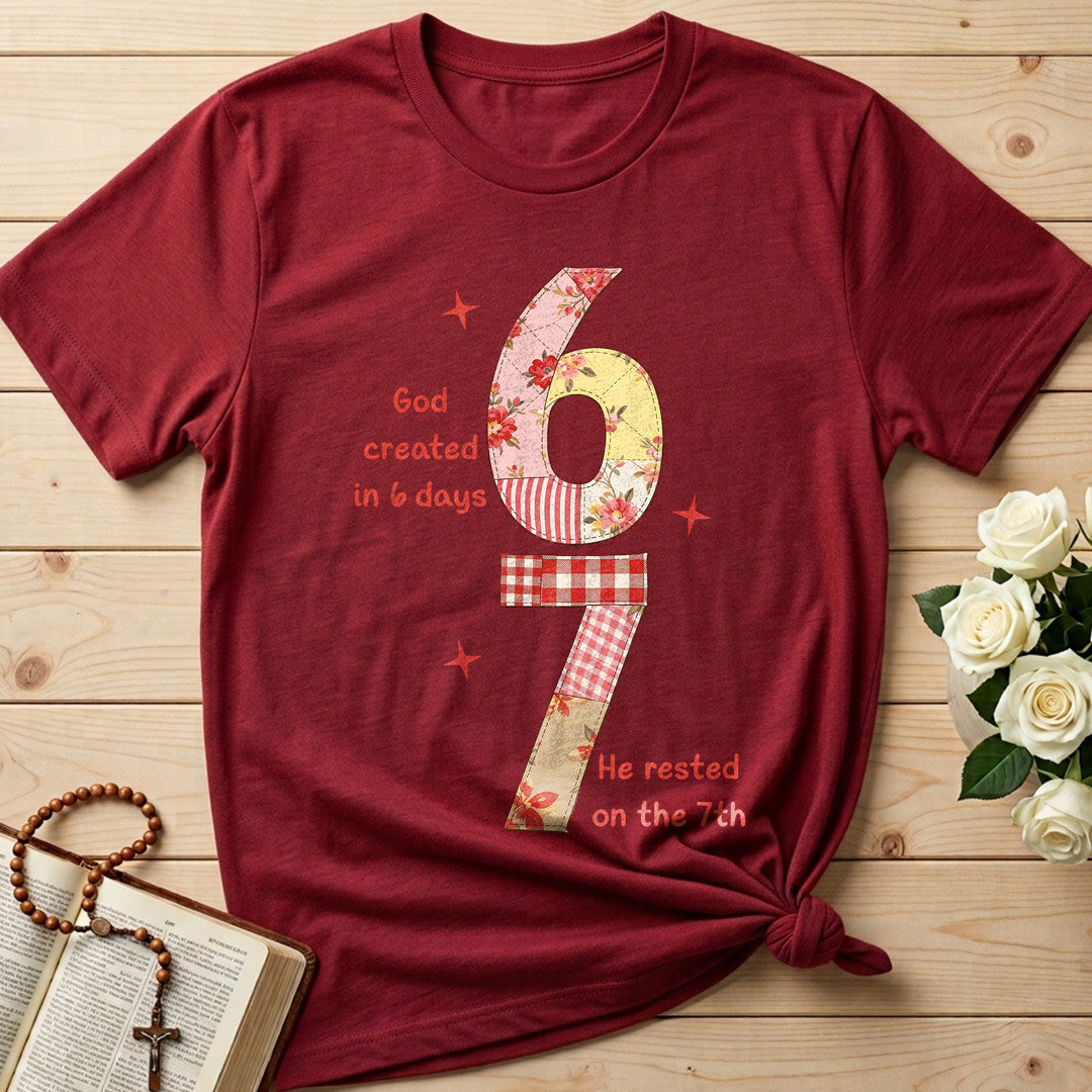 God Created In 6 Days He Rested On The 7th 01