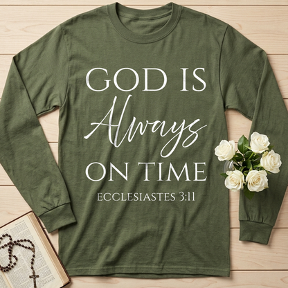 God Is Always On Time Ecclesiastes 3.11 01
