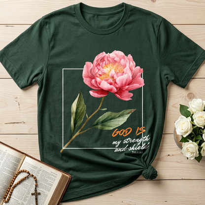 God Is My Strength And Shield Psalm 28.7 01