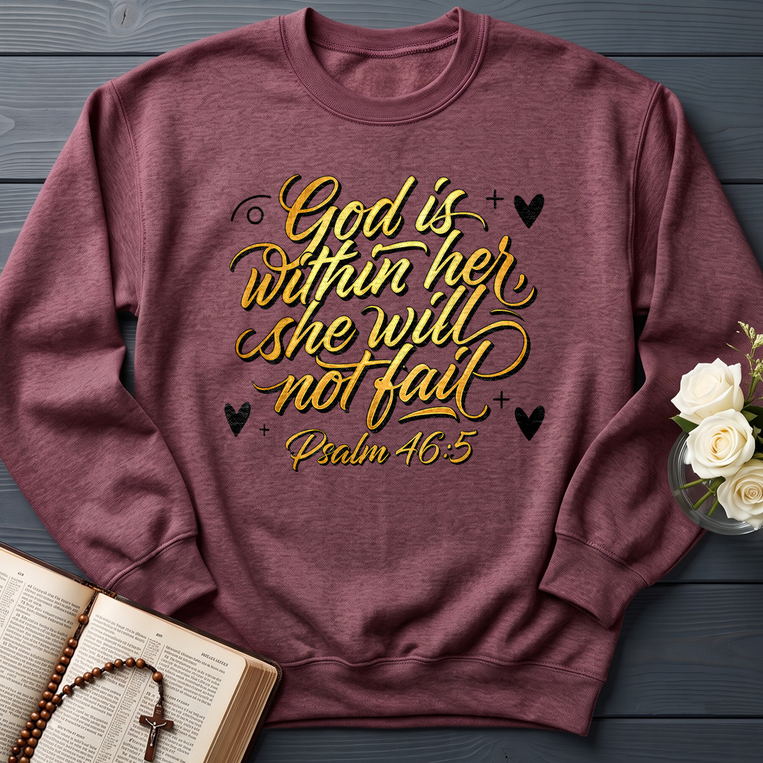 God Is Within Her She Will Not Fail Psalm 46.5 01