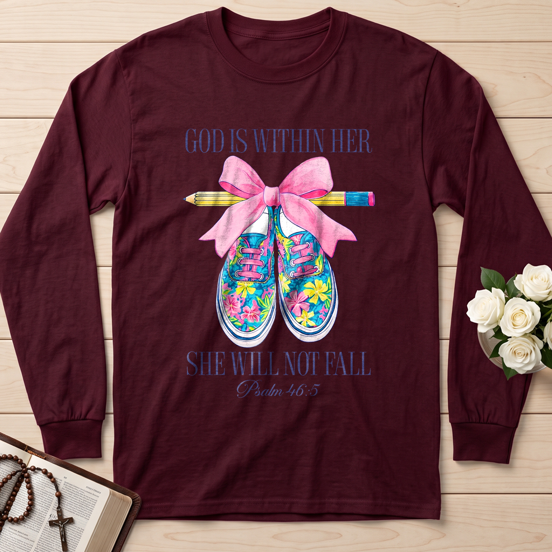 God Is Within Her She Will Not Fall Psalm 46.5 10