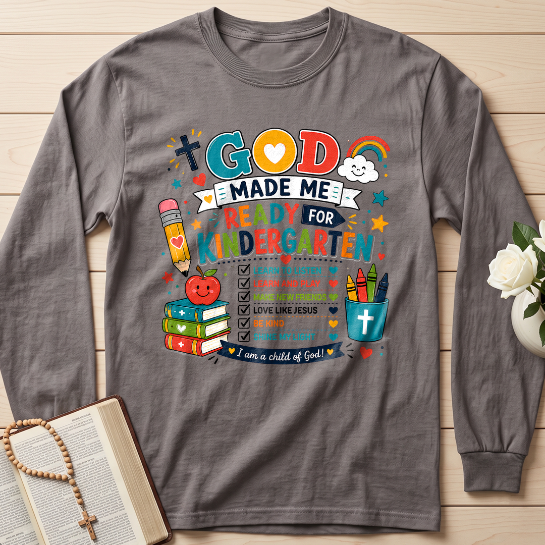 God Made Me Ready For Kindergarten 01