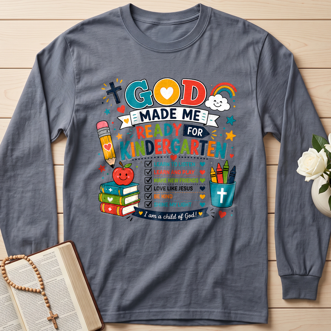 God Made Me Ready For Kindergarten 01