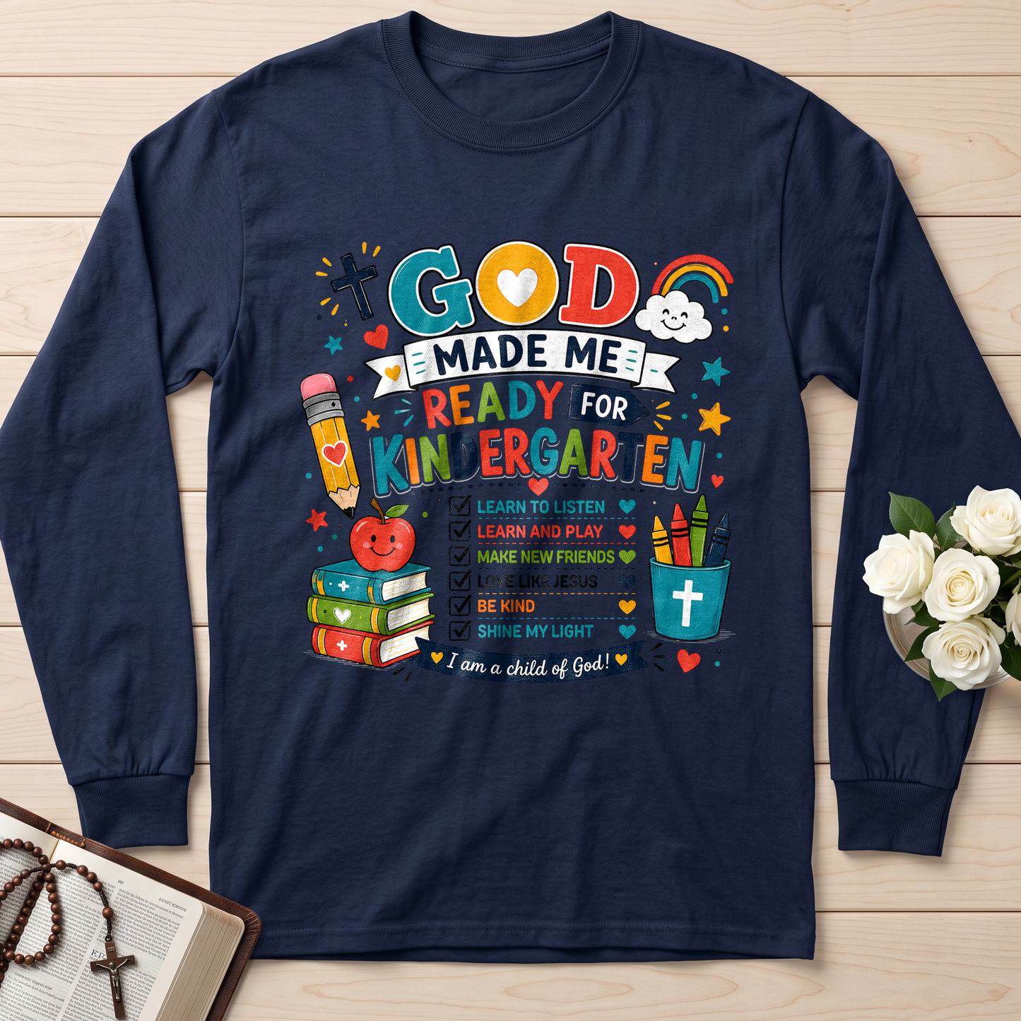 God Made Me Ready For Kindergarten 01