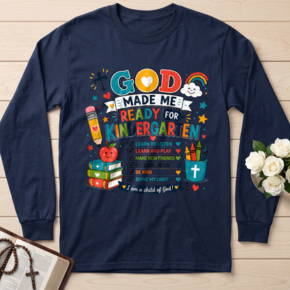 God Made Me Ready For Kindergarten 01