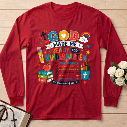 God Made Me Ready For Kindergarten 01