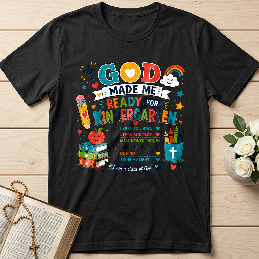 God Made Me Ready For Kindergarten 01