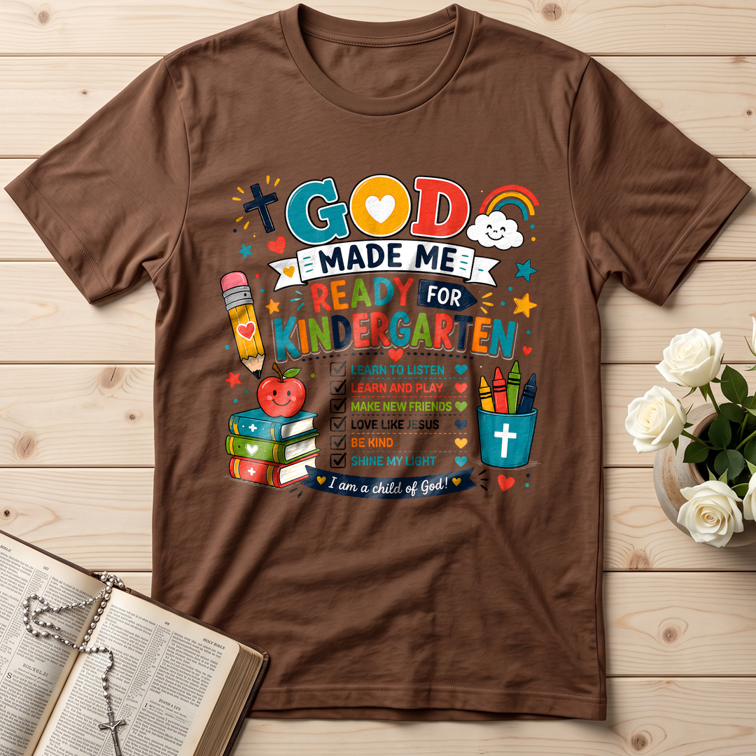 God Made Me Ready For Kindergarten 01