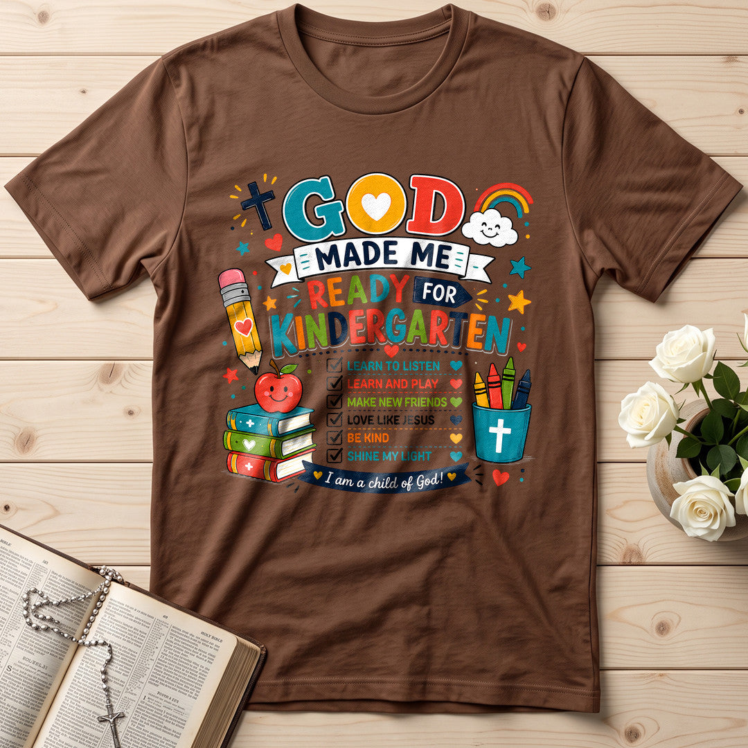 God Made Me Ready For Kindergarten 01