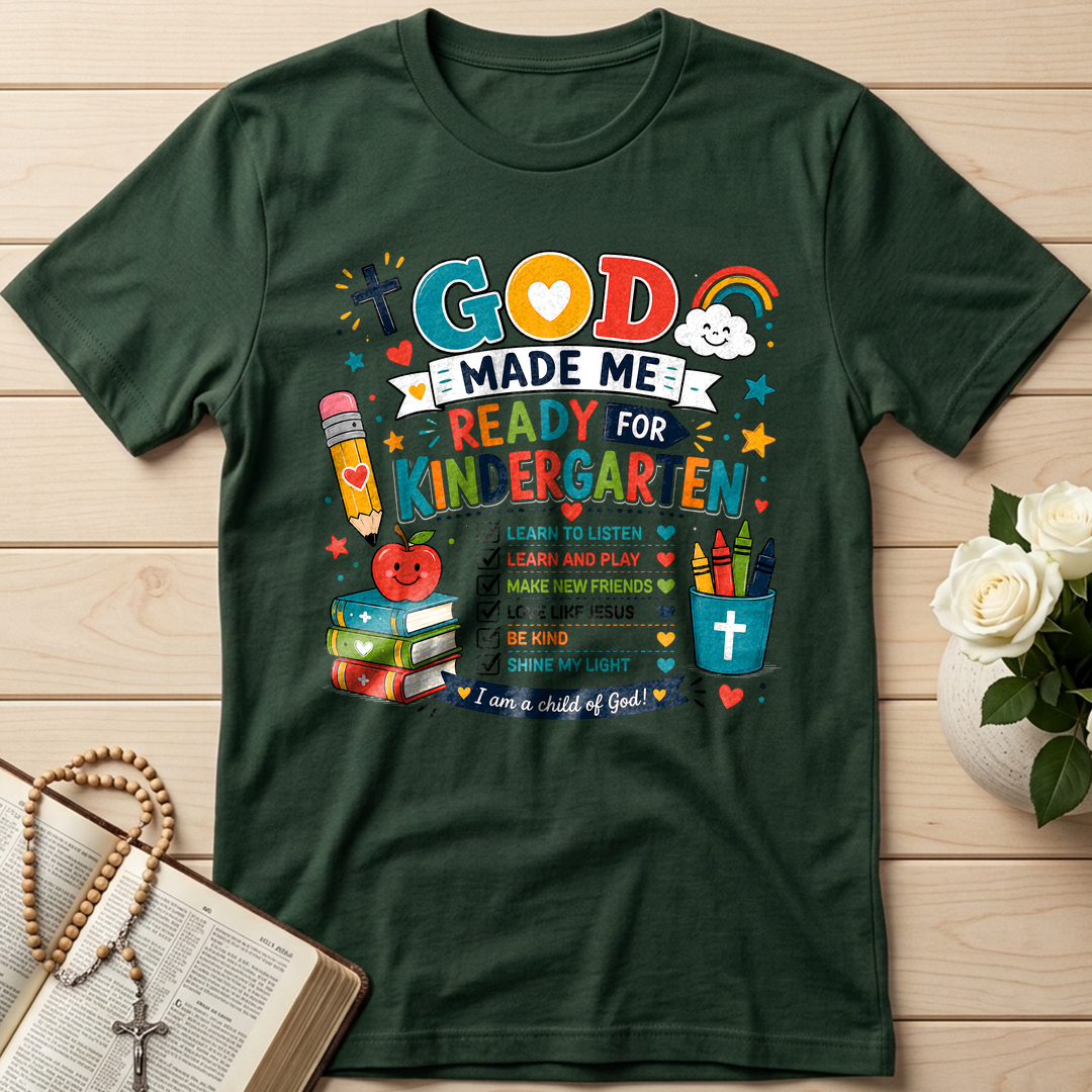God Made Me Ready For Kindergarten 01