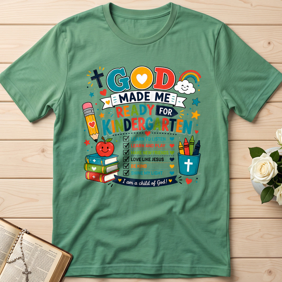 God Made Me Ready For Kindergarten 01