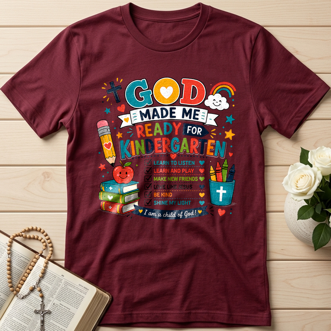God Made Me Ready For Kindergarten 01