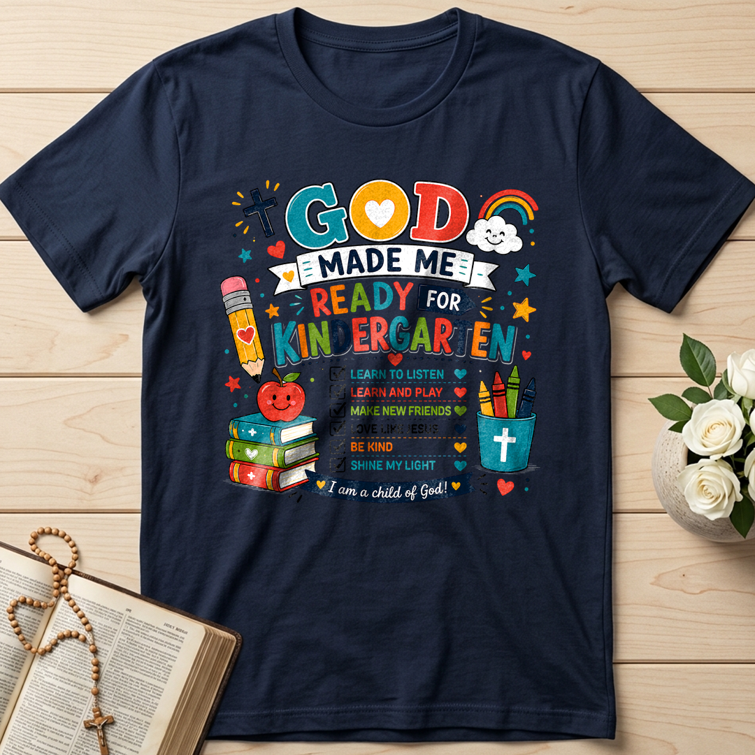 God Made Me Ready For Kindergarten 01