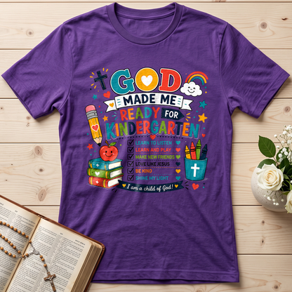 God Made Me Ready For Kindergarten 01