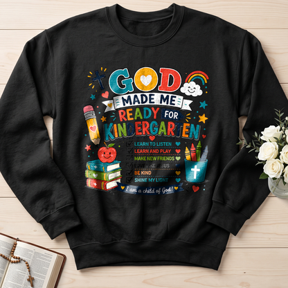 God Made Me Ready For Kindergarten 01