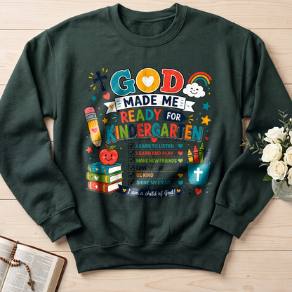 God Made Me Ready For Kindergarten 01