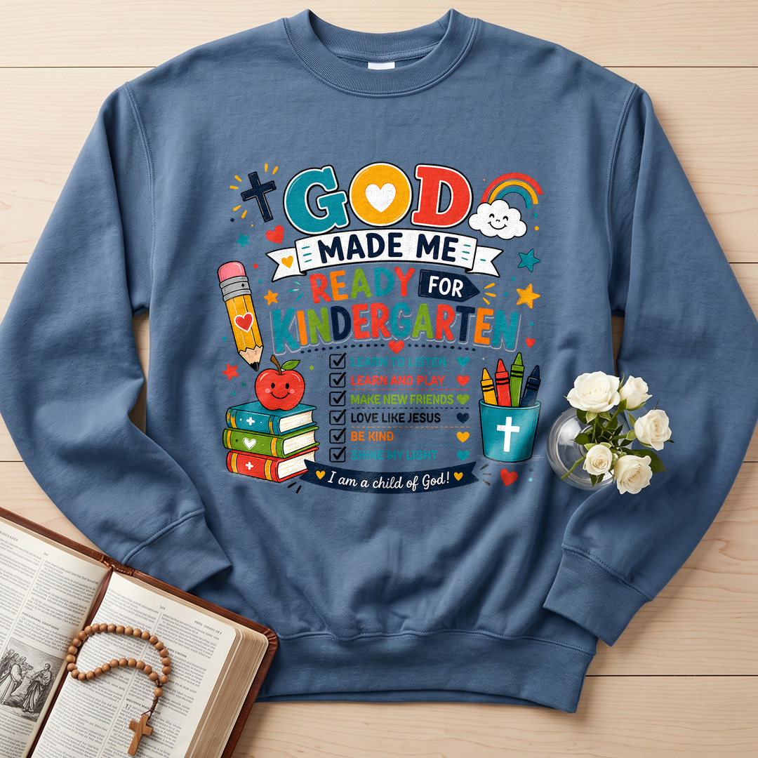 God Made Me Ready For Kindergarten 01
