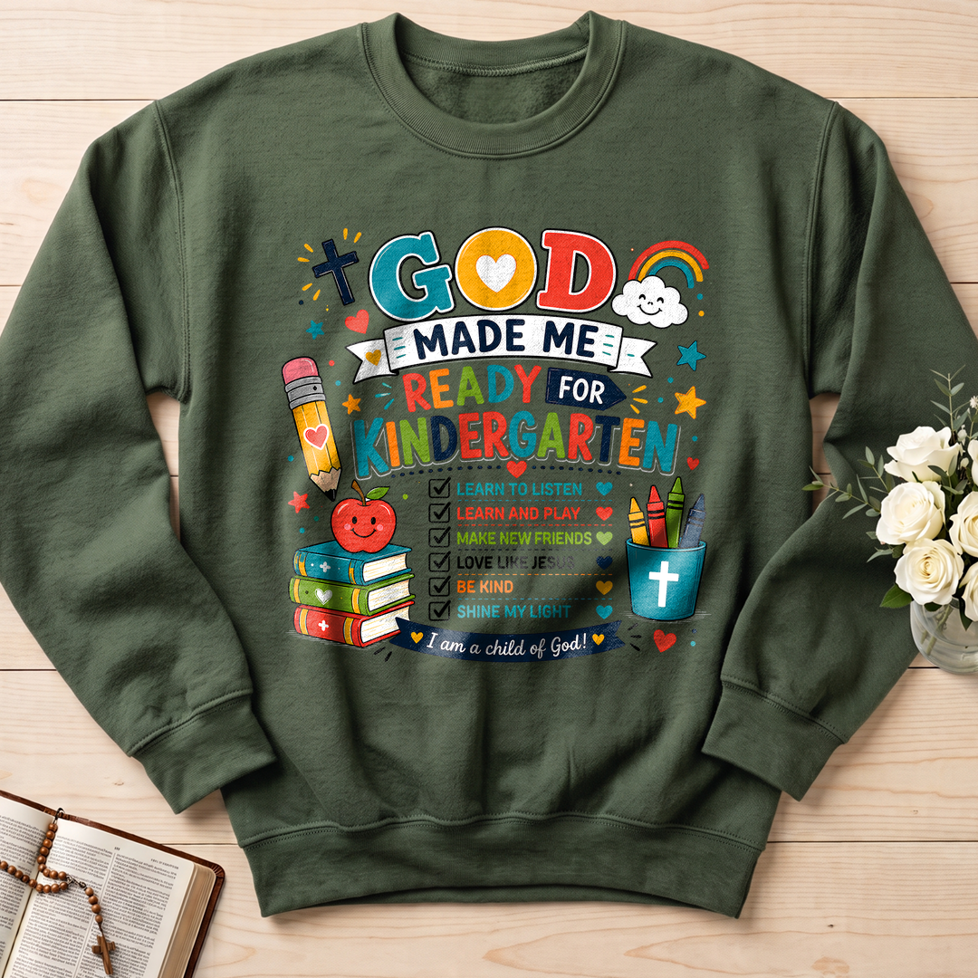 God Made Me Ready For Kindergarten 01