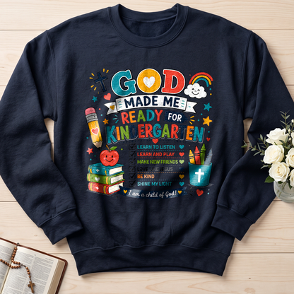 God Made Me Ready For Kindergarten 01