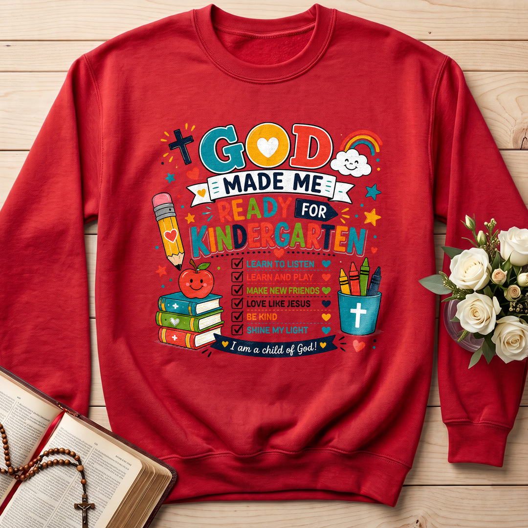 God Made Me Ready For Kindergarten 01