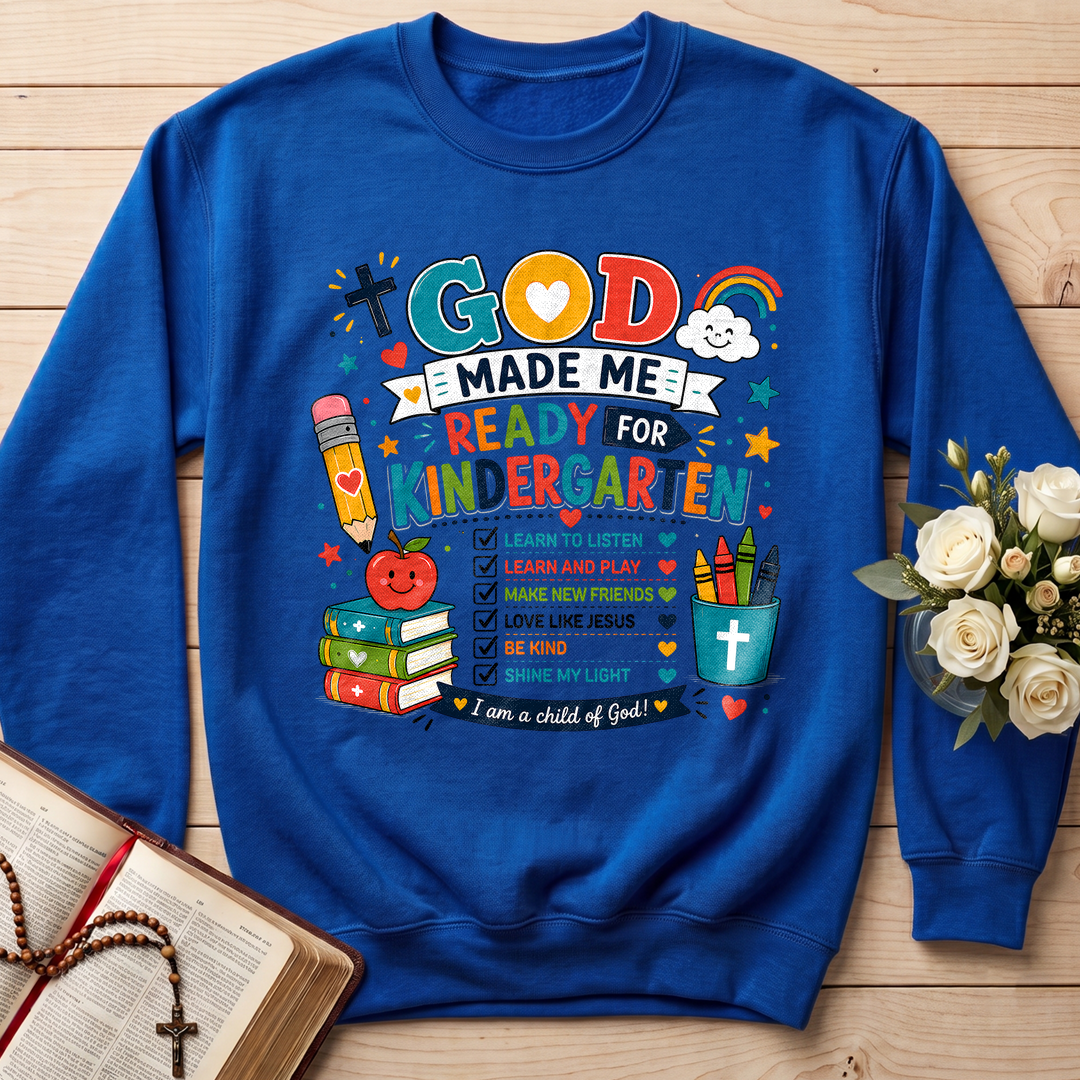 God Made Me Ready For Kindergarten 01